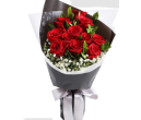 FR00401M(9stems roses arrangement)
