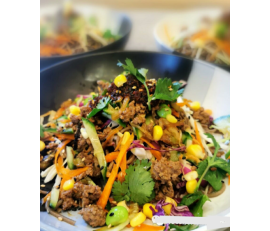 FCD001_flower cafe Fish salad from $10M:$15;L:$19