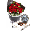 FR00402 L(12 stems roses)