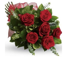 FR005(6 big roses arrangement from $69.99;M:$89.99;L:$109.99;XL:$149.99with free chocolate