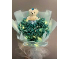 FPD011-preserve led flower&bear