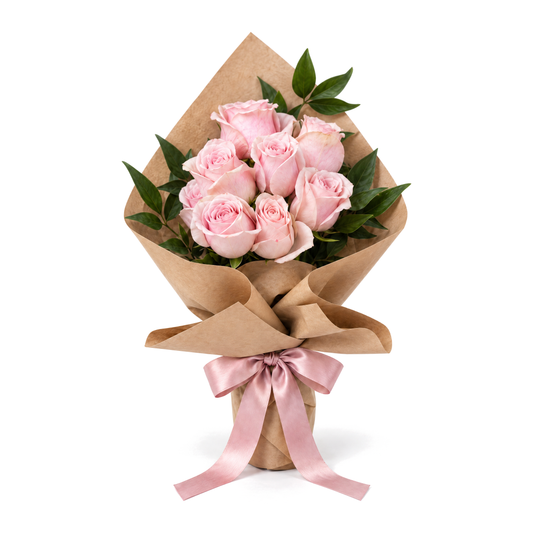 Blush Pink Rose Bouquet
