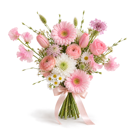 Pastel Pink Garden Bouquet